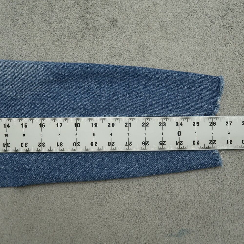 Pilcro Jeans Women's Fits 34x26 ( No Size Tag ) Blue High-Rise Cropped Denim - Picture 5 of 16